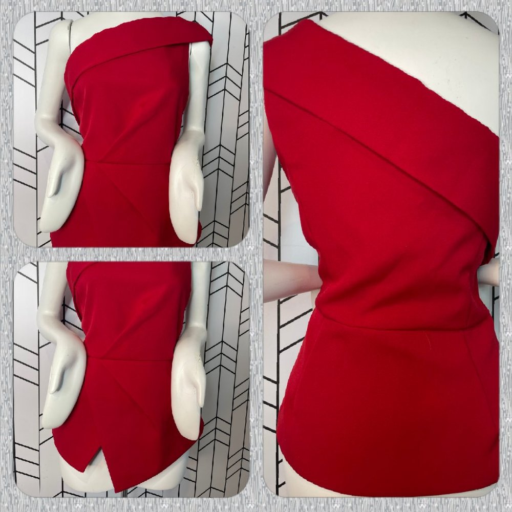 Red Off the Shoulder Top